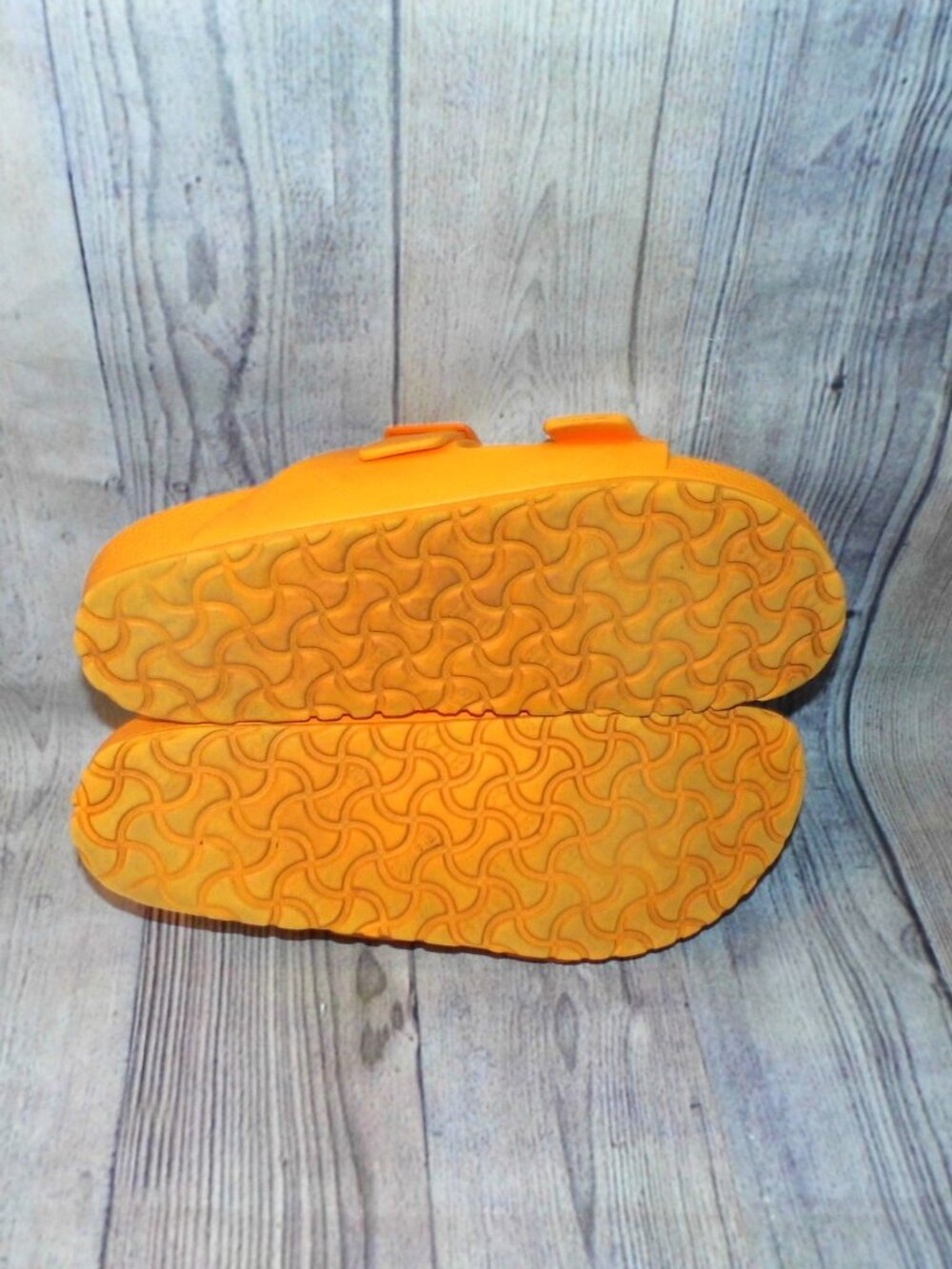BIRKENSTOCK Arizona EVA Orange Slide Sandals Womens Size 10 (EU 41) - Picture 2 of 9